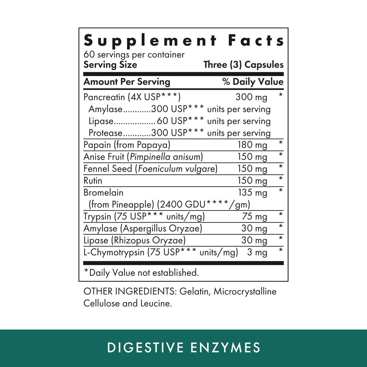 Capsules d'enzymes daily MICHAEL'S sur fond blanc