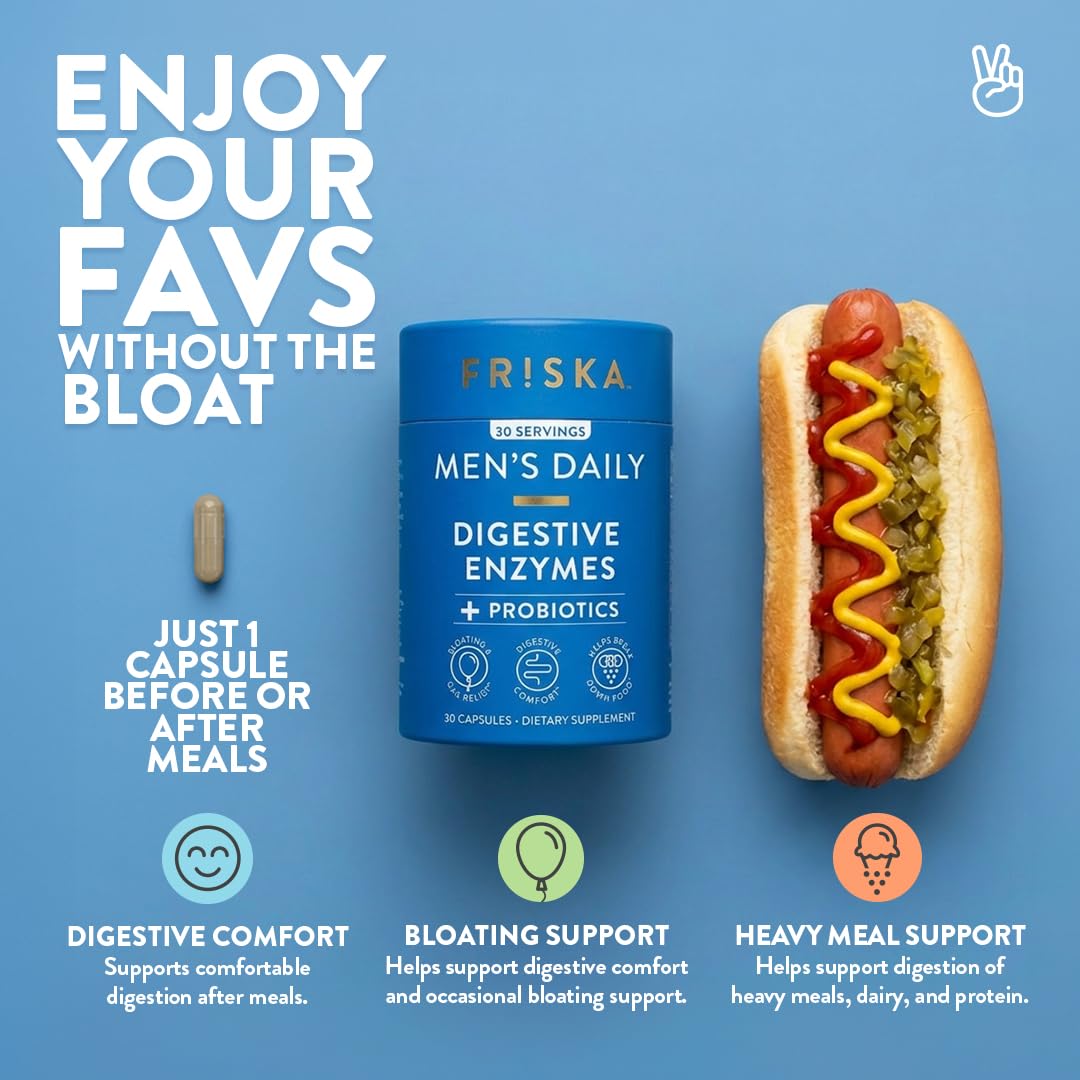 Capsules d'enzymes FR!SKA sur fond blanc