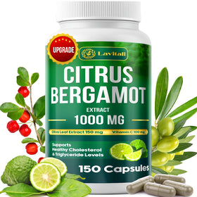 Capsules d'extrait de Bergamot Citrus LaVitali, vue de face