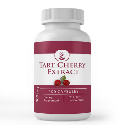 Capsules d'extrait de cerise acidulée PURE ORIGINAL INGREDIENTS vue de face