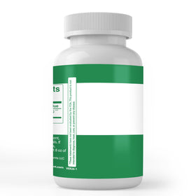 Capsules d'extrait de Kelp PURE ORIGINAL INGREDIENTS sur une surface blanche