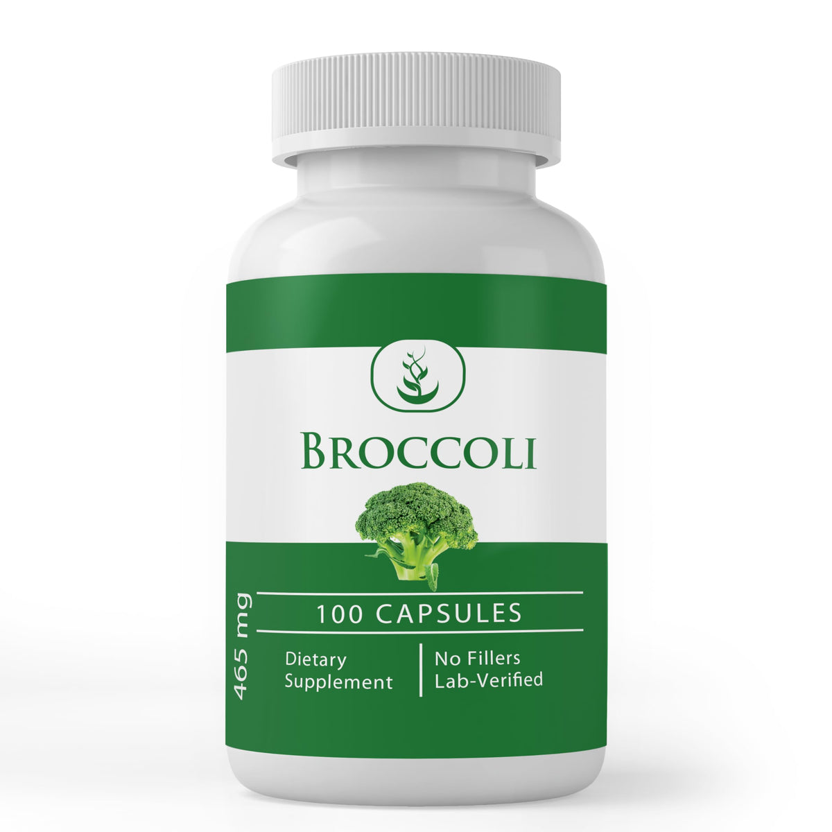Capsules d'extraits de brocoli PURE ORIGINAL INGREDIENTS en bouteille