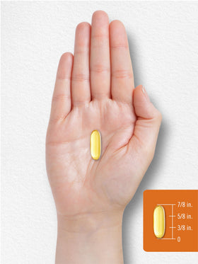 Capsules d'huile de chanvre Carlyle sur un plan de travail