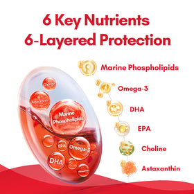 Capsules d'huile de krill NYO3 sur une cuillère