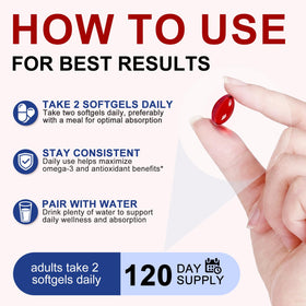 Capsules d'huile de krill ZUZOKKAHA dans une cuillère