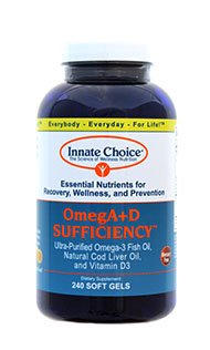 Capsules d'huile de poisson Omega 3 Innate Choice 240 unités