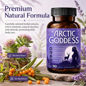Capsules d'Obsessive Strips Arctic Goddess sur fond blanc