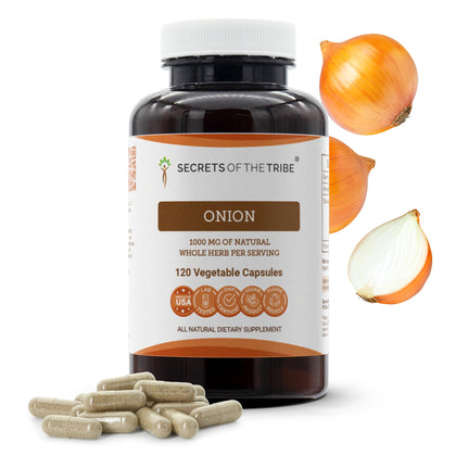 Capsules d'oignon Secrets of the Tribe, vue de face