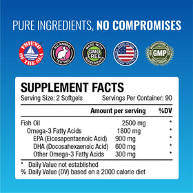 Capsules d'Omega-3 MD dans une main