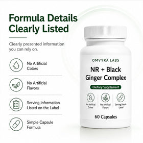 Capsules d'Omvyra Labs dans un environnement naturel