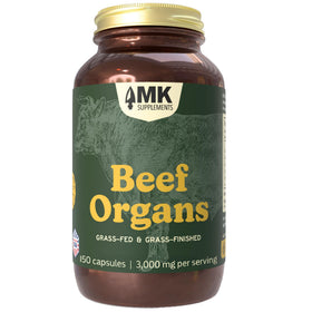 Capsules d'Organes de Boeuf MK Supplements vue de face