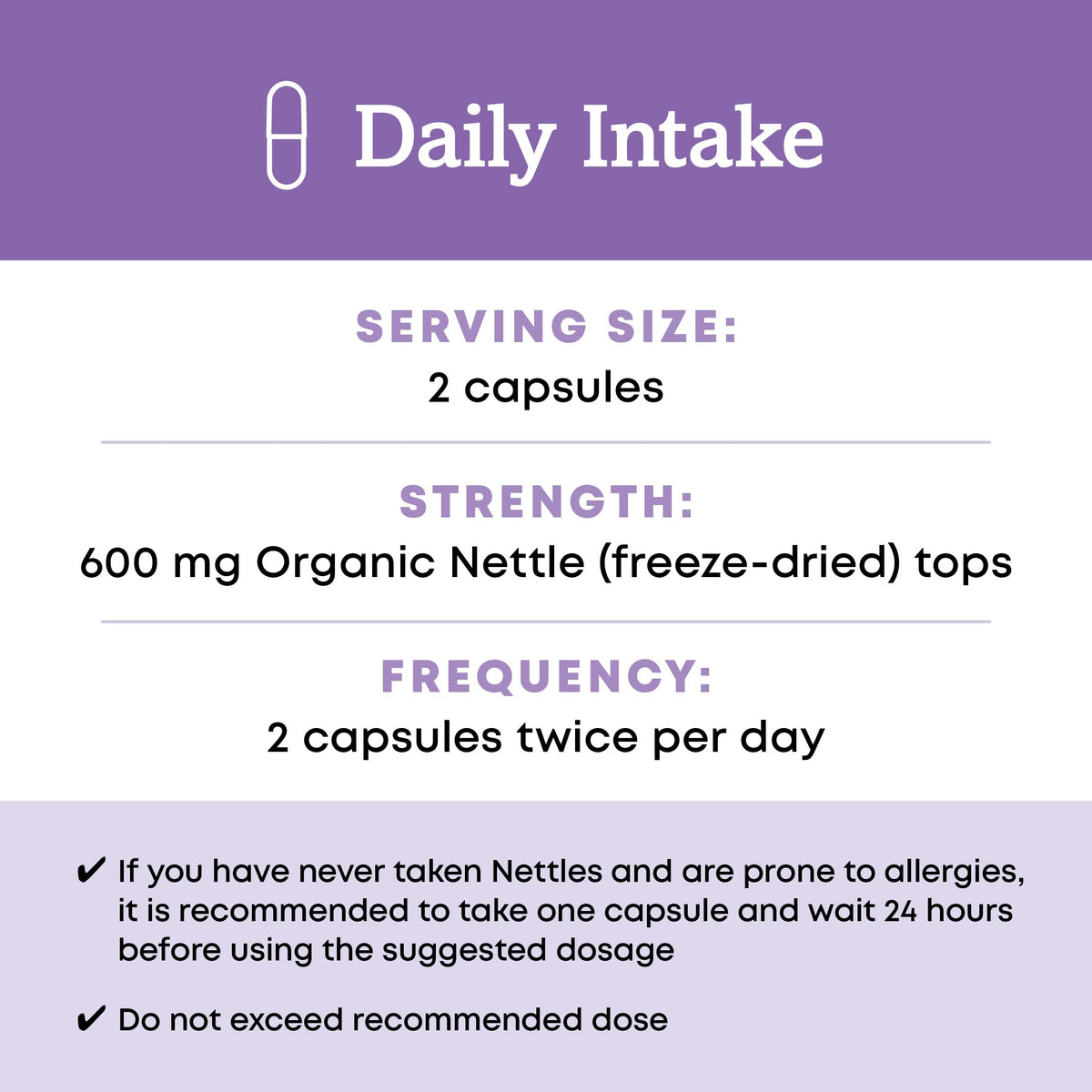 Capsules d'Ortie Bio Oregon's Wild Harvest dans un environnement naturel