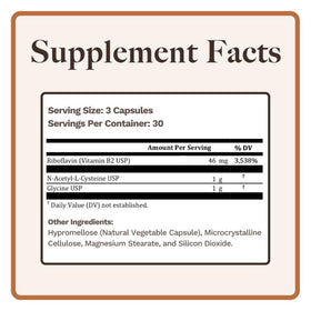 Capsules d'Utzy Naturals GlyNAC+ sur une surface blanche