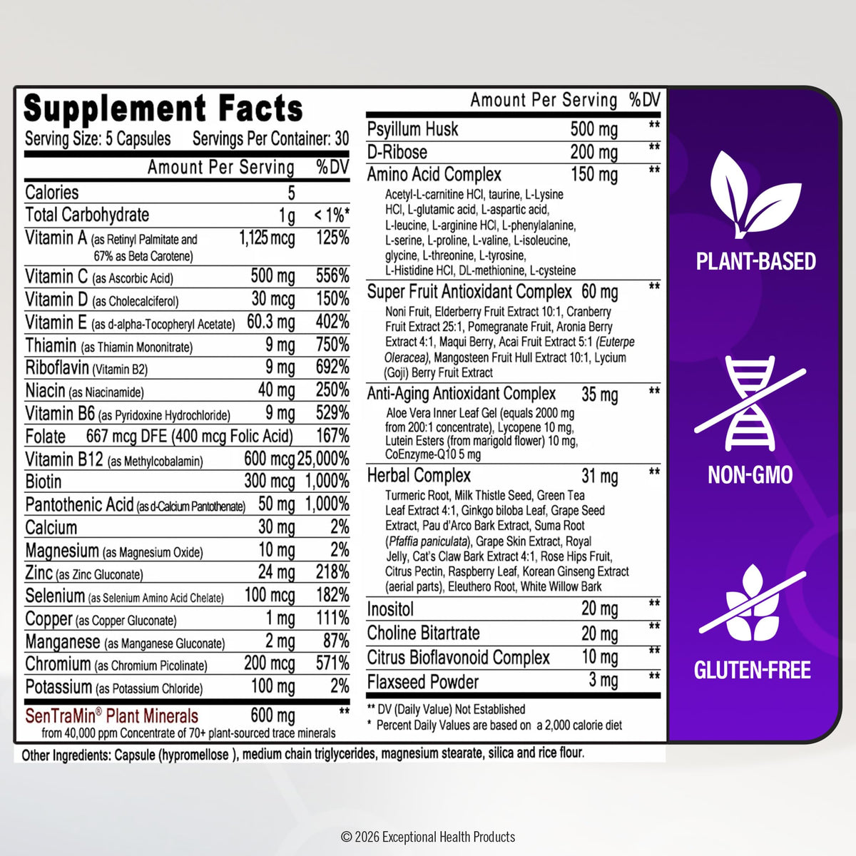 Capsules daily wellness 150 sur une cuillère