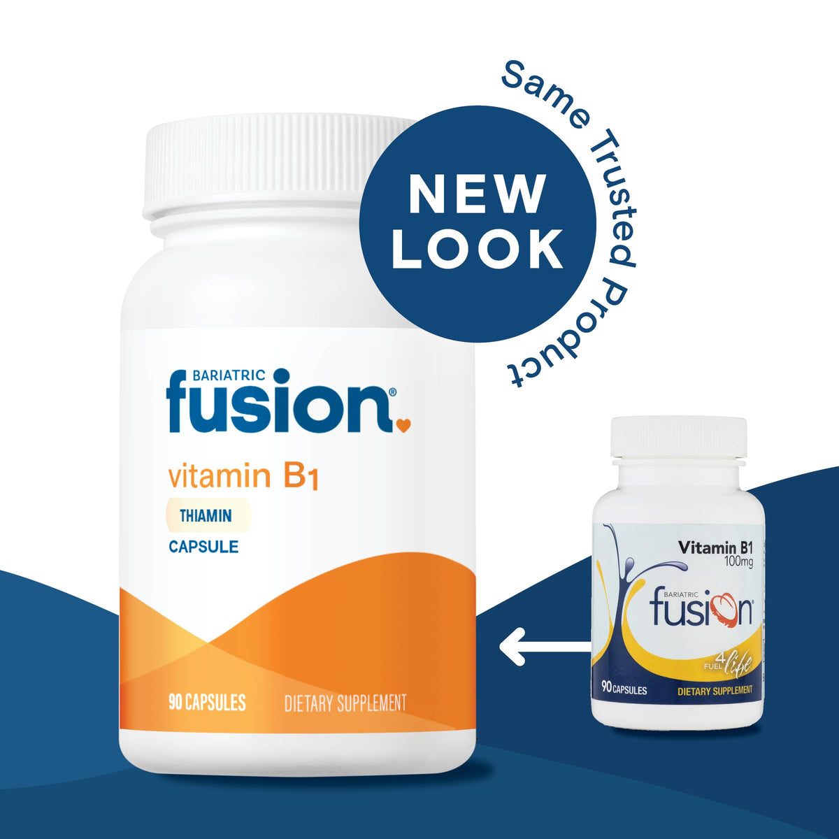 Capsules de Bariatric Fusion avec flacon ouvert