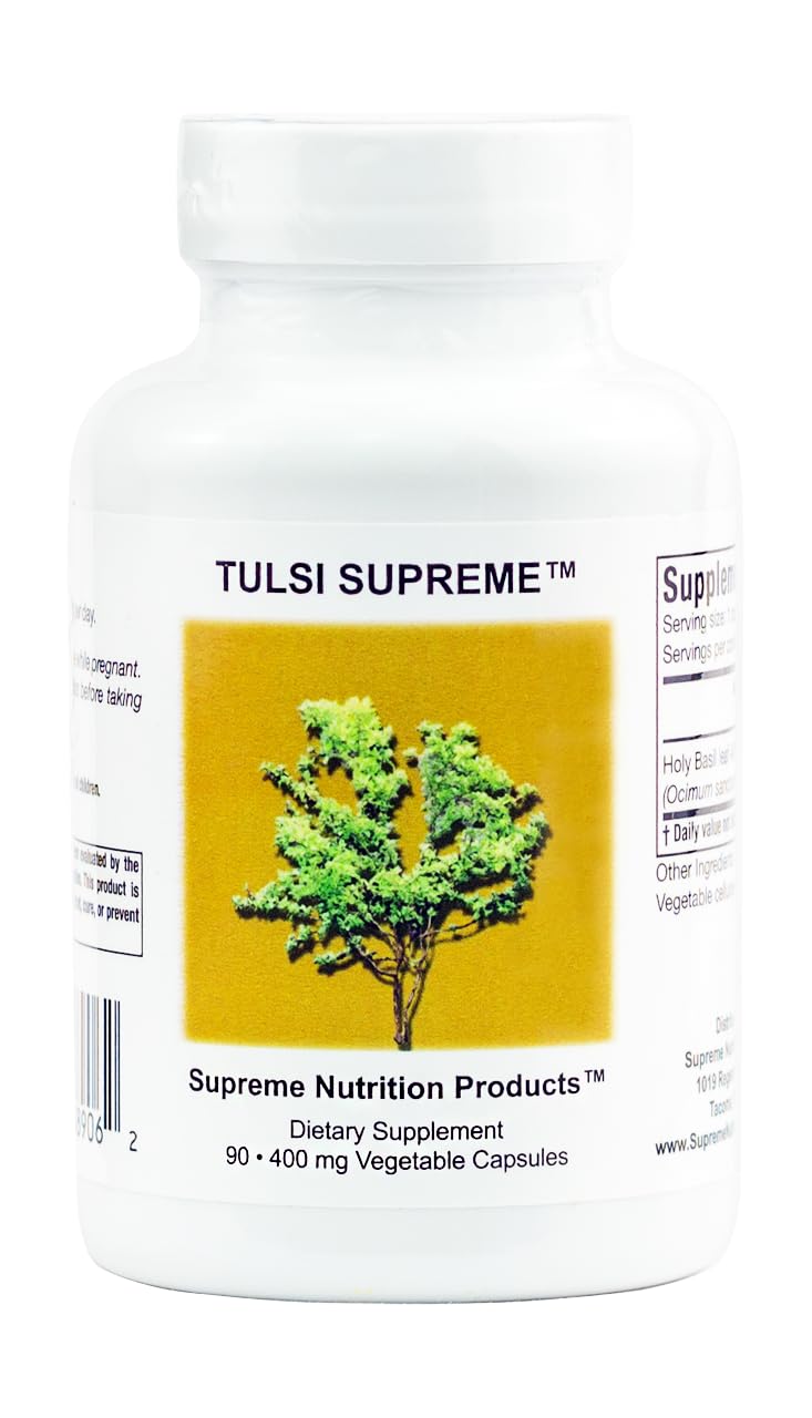 Capsules de basilic sacré Nutrition en flacon de 90 unités