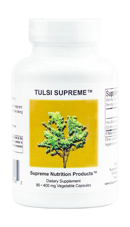 Capsules de basilic sacré Nutrition en flacon de 90 unités