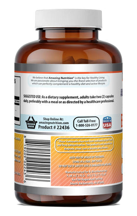 Capsules de berbérine Amazing Nutrition dans un bol