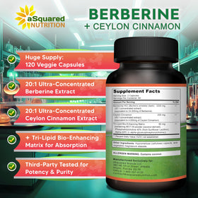 Capsules de Berbérine avec Cannelle de Ceylan sur une table