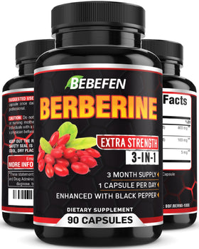Capsules de Berbérine BEBEFEN vue avant avec étiquette
