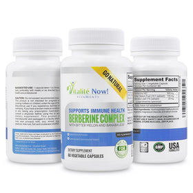 Capsules de Berbérine Vitalité Now! avec Melon Amer et Banaba