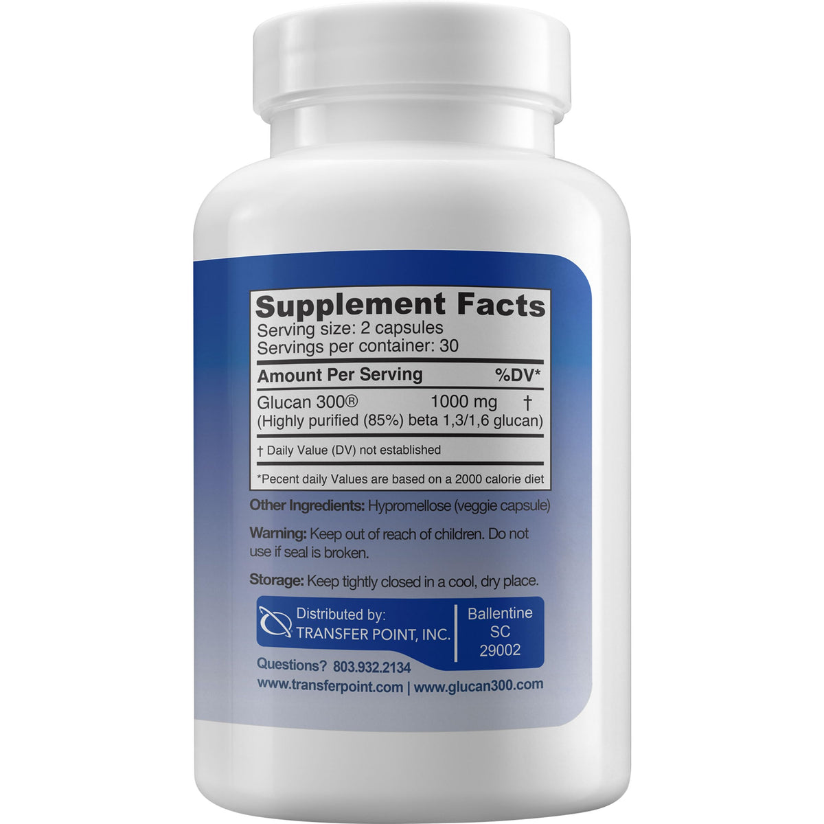 Capsules de Beta 1,3D Glucan ouvertes pour mélange