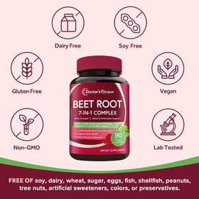Capsules de Betterave Doctor's Recipes dans une main