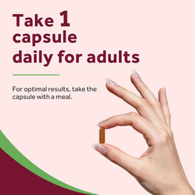 Capsules de Betterave Doctor's Recipes ouvertes montrant le contenu