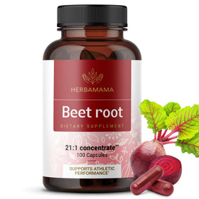 Capsules de Betterave HERBAMAMA en vue de face