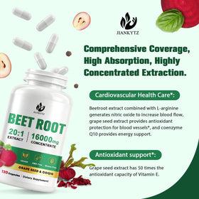 Capsules de Betterave JIANKYTZ avec bouteille ouverte