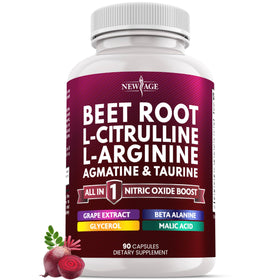 Capsules de Betterave NEW AGE 90 unités en boîte