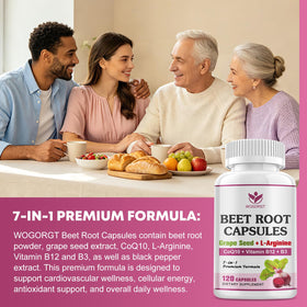 Capsules de betterave WOGORGT versées sur une table