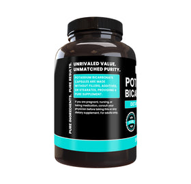 Capsules de Bicarbonate de Potassium sur une table