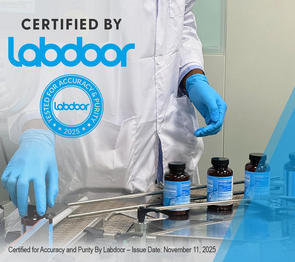 Capsules de BioEmblem Magnésium Glycinate sur une table