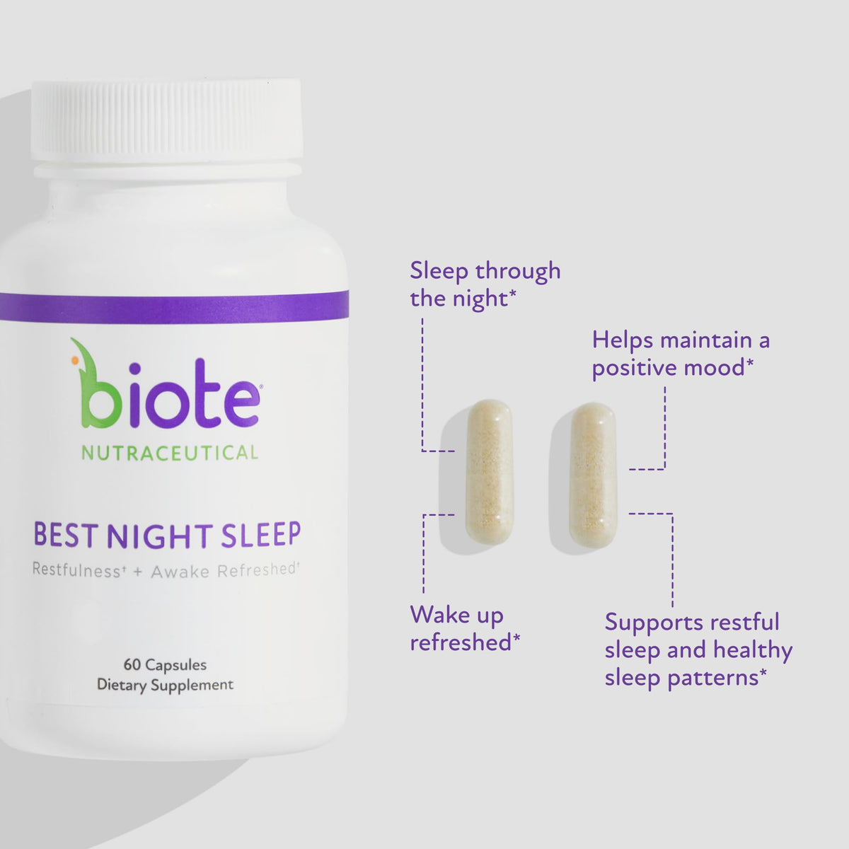 Capsules de Biote Complément Alimentaire Sommeil
