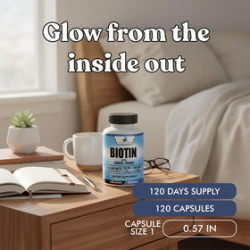 Capsules de Biotine de couleur végétale