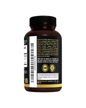 Capsules de bleu de méthylène Earth Elixir avec ingrédients