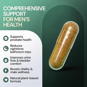 Capsules de BODY C.E.O. Saw Palmetto sur une table