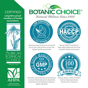 Capsules de Botanic Choice Formule Avancée Urinaire sur une table