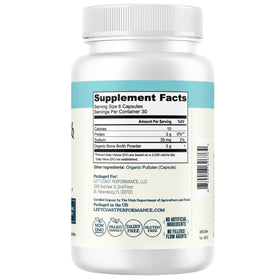 Capsules de bouillon d'os bio Left Coast Performance en contexte d'utilisation