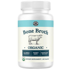 Capsules de bouillon d'os bio Left Coast Performance vue de face
