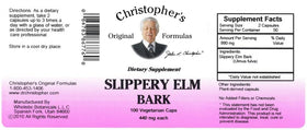 Capsules de Bouleau Glissant dans le flacon de Christopher's Original Formulas, vue de haut