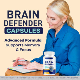 Capsules de Brain Defender, format facile à avaler