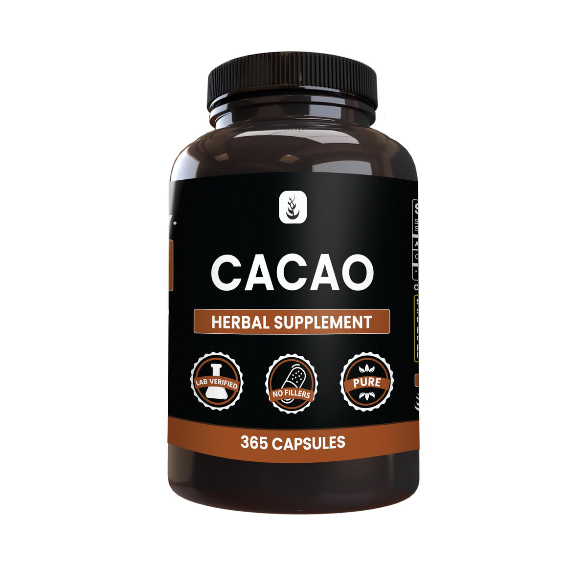 Capsules de Cacao PURE ORIGINAL INGREDIENTS vue avant