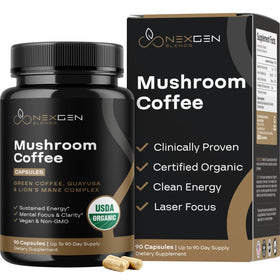 Capsules de café aux champignons NEXGEN BLENDS en boîte
