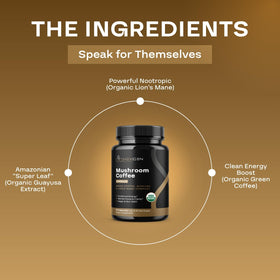 Capsules de café aux champignons NEXGEN BLENDS ouvertes