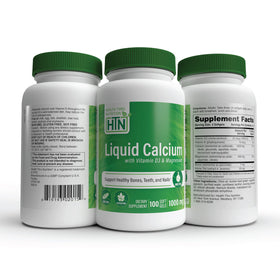 Capsules de Calcium Liquide prêtes à être consommées