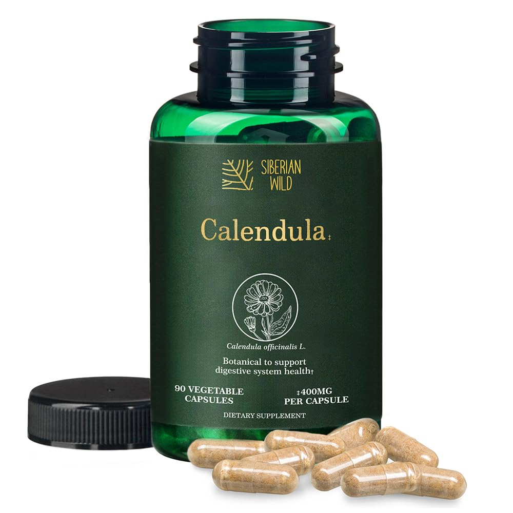 Capsules de calendula Siberian Wild avec fleurs de calendula