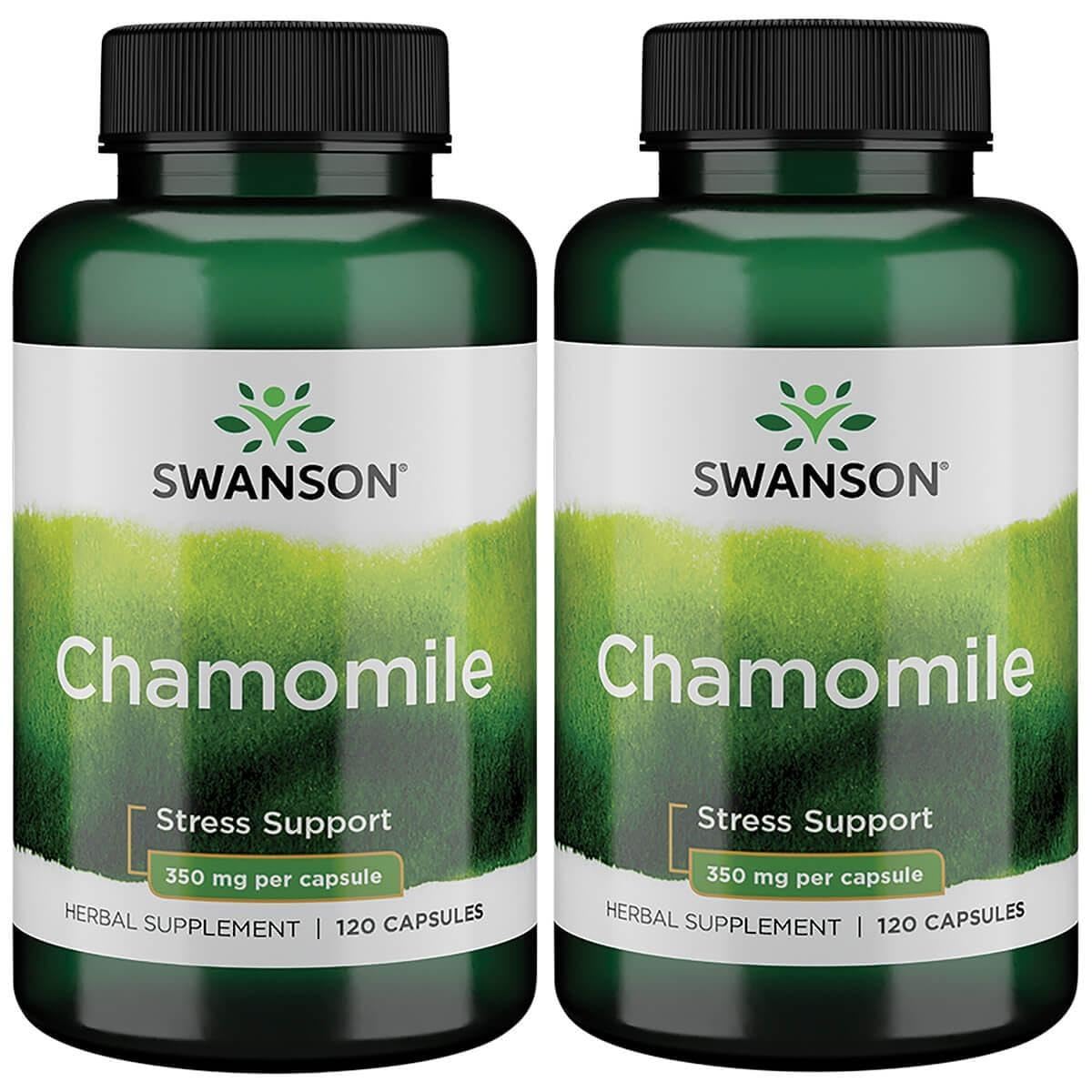 Capsules de camomille Swanson en boîte de 120 capsules
