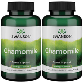 Capsules de camomille Swanson en boîte de 120 capsules